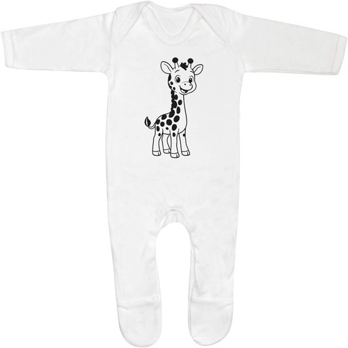 Cute giraffe baby - 'cute, sleepsuit