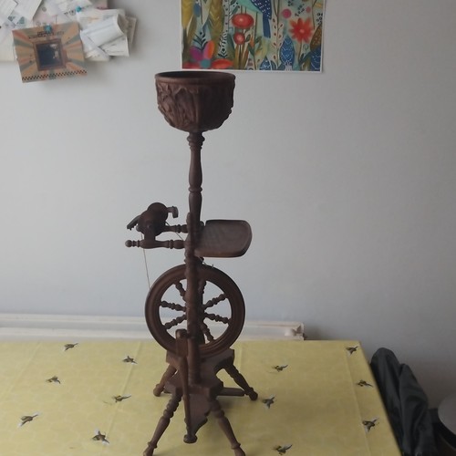 Antique style 1970 spinning - style,