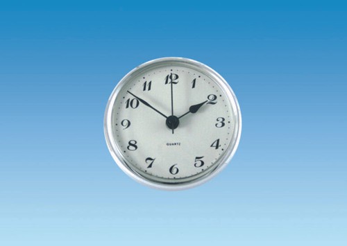 Round clock recesss - clock,