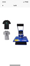 CLAM Heat Press Machine CH2122  23*30cm HIGH PRESSURE Sublimation T-shirt Print
