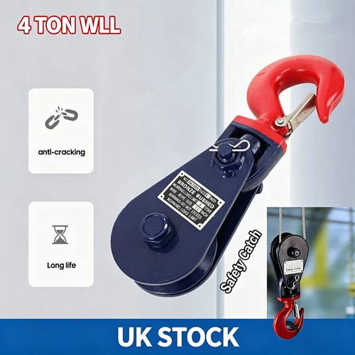 Ton snatch block with safety - 4,