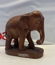 Hand Carved Wooden Elephant