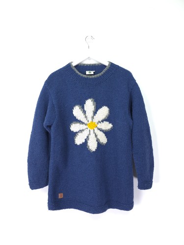 Pachamama jumper large blue - jumper,