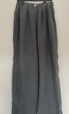 Oska Charcoal Pure Linen Wide