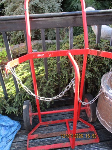 Oxy acetylene bottle trolley - oxy,