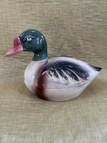 Vintage ceramic terrine dish - vintage,