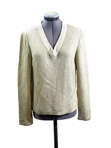 St.John ribbed knit golden