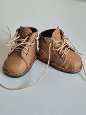 Brown  Leather Ankle Boots