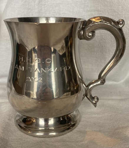 Vintage pint pewter tankard - pint,