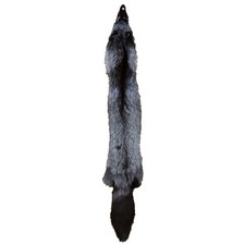 Natural Tanned Silver Fox Hides Fur Pelts Graded 1 Fox Skin Hides for Fly Tyi...