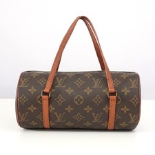 LOUIS VUITTON LV Monogram Papillon 26 M51386 Hand Bag Brown 871TH Auth #54473A