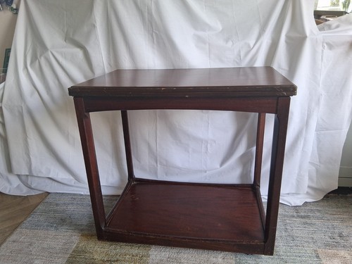 Vintage wooden hostess - vintage, tea