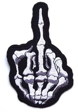Middle Finger Patch Skeleton