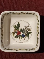 PORTMEIRION “The Holly and the Ivy” mini square dish