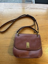 Fossil Leather Bag. Mid Brown