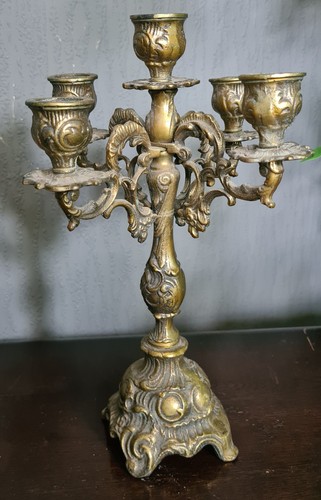 Antique french brass arm - french, 5
