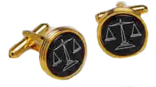 Scales justice cufflinks - scales, of
