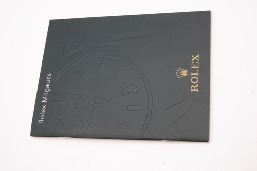 Rolex milgauss booklet - milgauss, 605.34