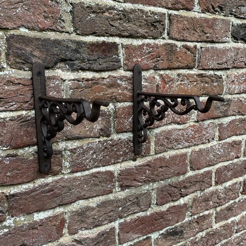 Hanging basket brackets - hanging,