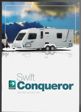 Swift Conqueror Caravans 2008-09 UK Market Sales Brochure 480 530 540 630 645