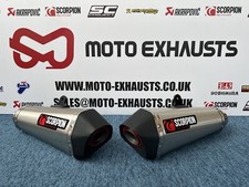 Suzuki GSXR 1000 Scorpion Serket Twin Exhaust Silencers 2009 - 2011 K9 L0 L1