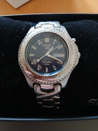 Seiko men ags kinetic 5m23 - men's,