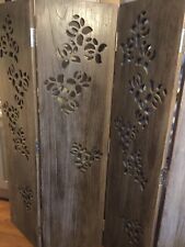 HABITAT New Wooden Decorative  Room Screen Privacy Divider *London collection