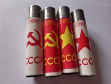 Clipper Lighters x4 CCCP