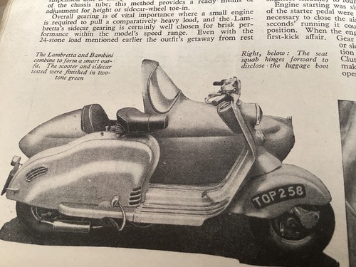 Lambretta scooter watsonian - lambretta,