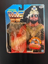 WWF Hasbro Macho Man card with