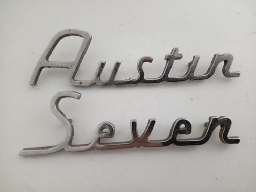 Austin seven script badge - austin,