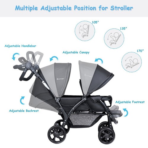 Portable double seat - portable, baby