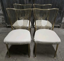 Four mid century dining chairs - four,
