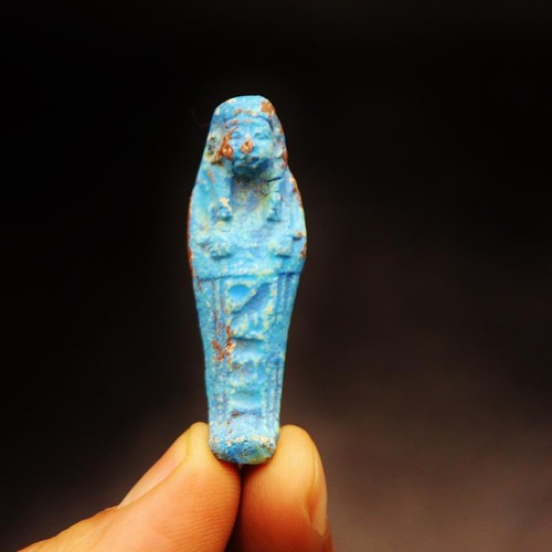 Antique old faience ushabti - antique,