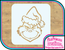 Christmas F Grinch Face Mylar