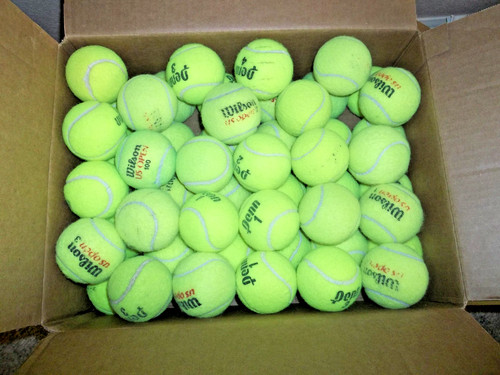 Tennis balls used on - 50,