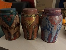 3 Williamson Tea Caddy Tins