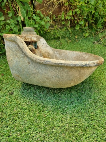 Cast iron water - cast, bowl