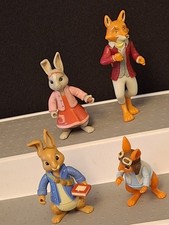Peter Rabbit Figures X 4