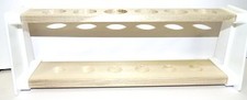 WOODEN TEST TUBE STAND RACK 12