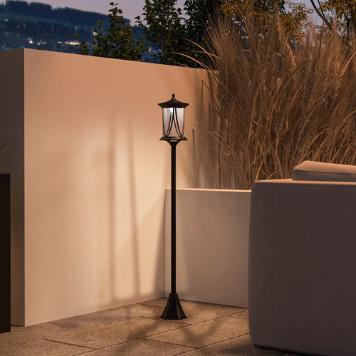 Solar garden lamp - lamp, post