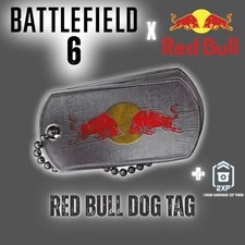 Battlefield 6 - BF6 - Red Bull Dog Tag Limited Exclusive Digital Code Receipt