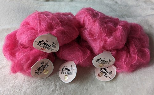 Vintage emu filigree mohair - vintage,
