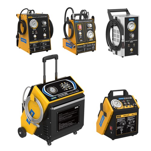 Electric brake bleeder clutch - brake,