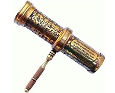 Antique Hand Carved Brass