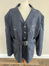 RAF MENS NO.1 DRESS UNIFORM JACKET CHEST APPROX: 137CM 54"  BELT MISSING