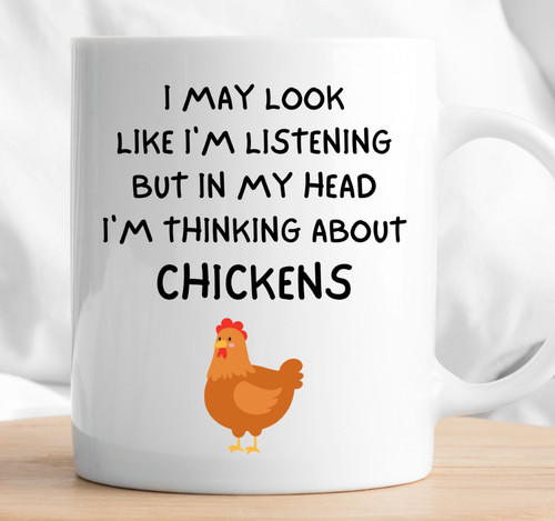 Chicken mug funny chickens - chicken,