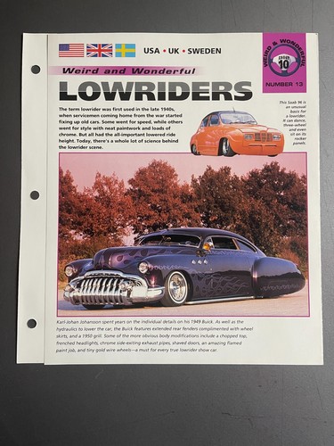 Lowriders weird wonderful - "weird, wonderful"