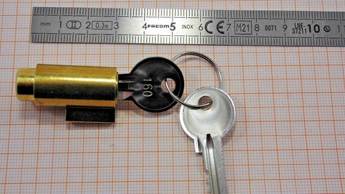 Steering lock peugeot 103 - lock,