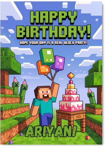 Personalised minecraft - personalised,